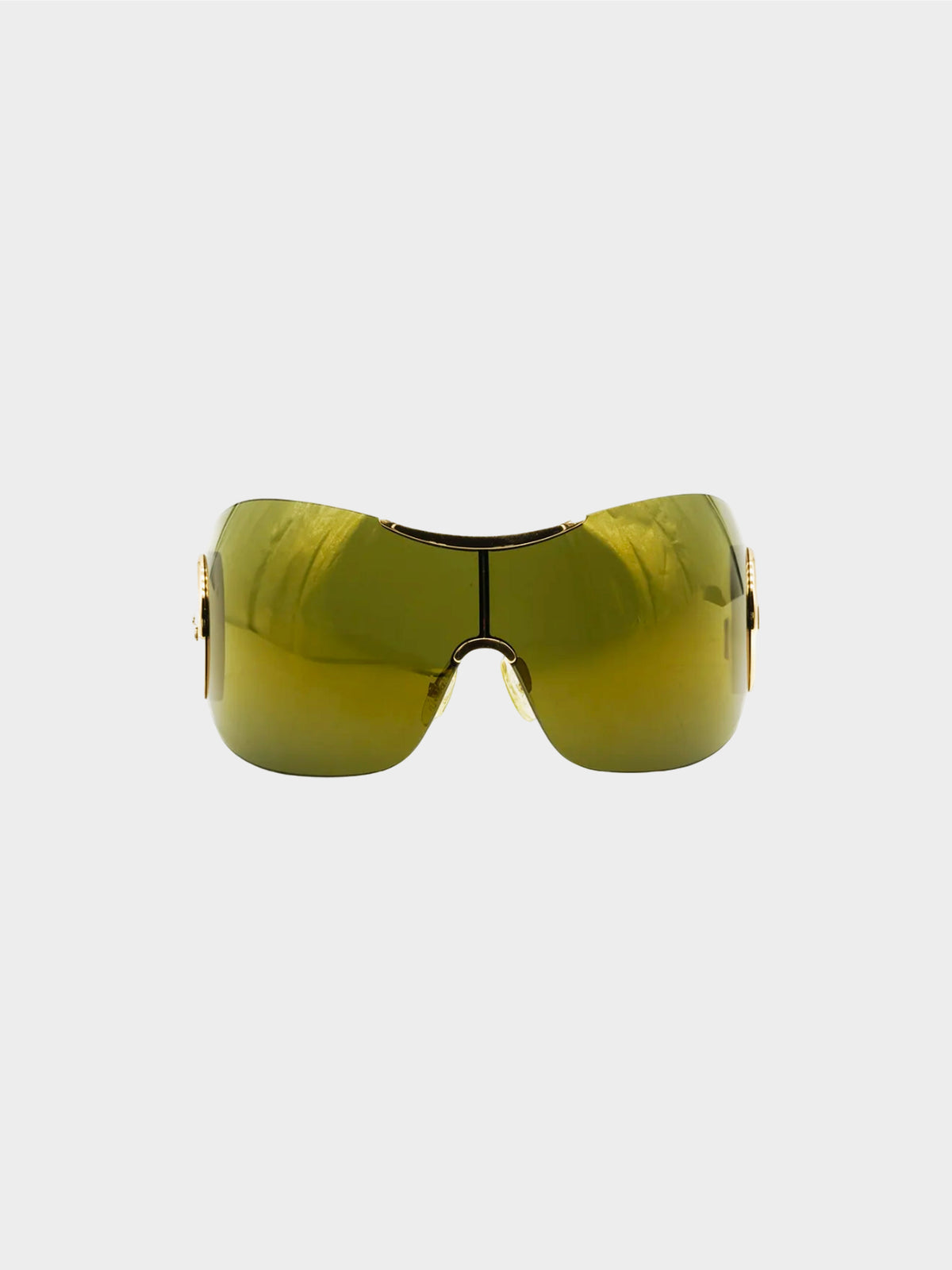 Christian Dior by John Galliano 2007 Khaki Green Sport 1 Sheild Sunglasses