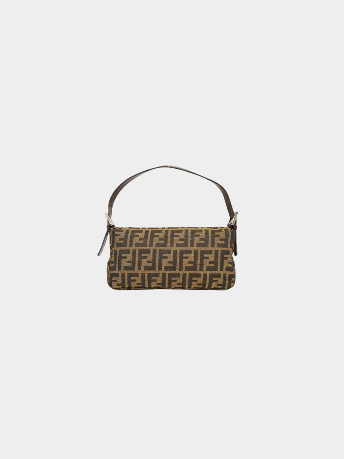 Fendi 2000s Brown Zucca Mamma Baguette