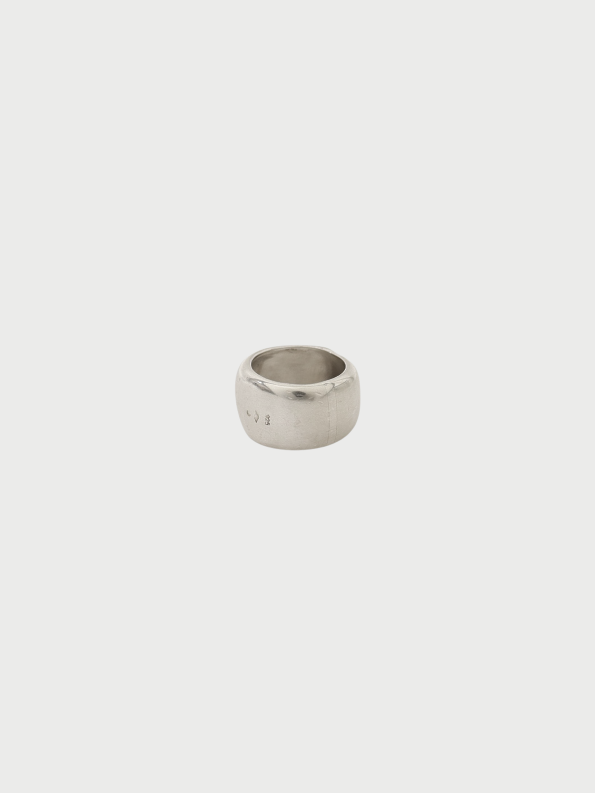 Chanel 2000s Silver 925 Logo Ring