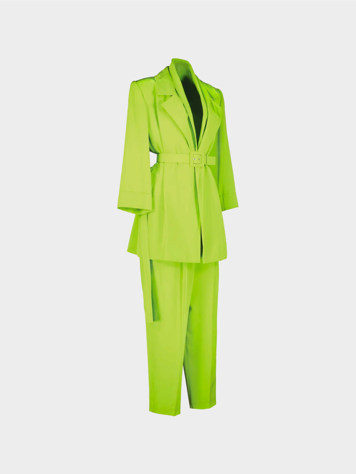 Yves Saint Laurent 1990s Green Blazer and Trouser Set