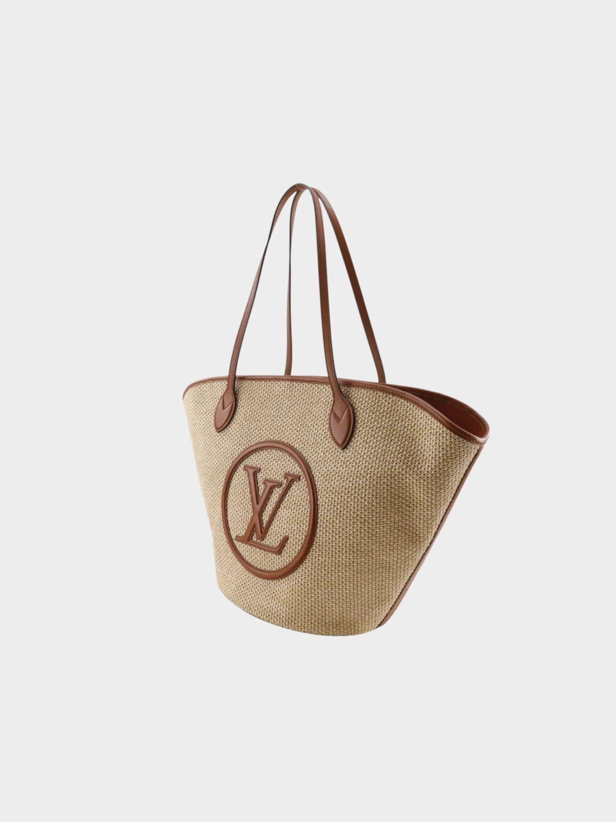 Louis Vuitton 2020s Beige Raffia Saint Jacques NM Tote Bag