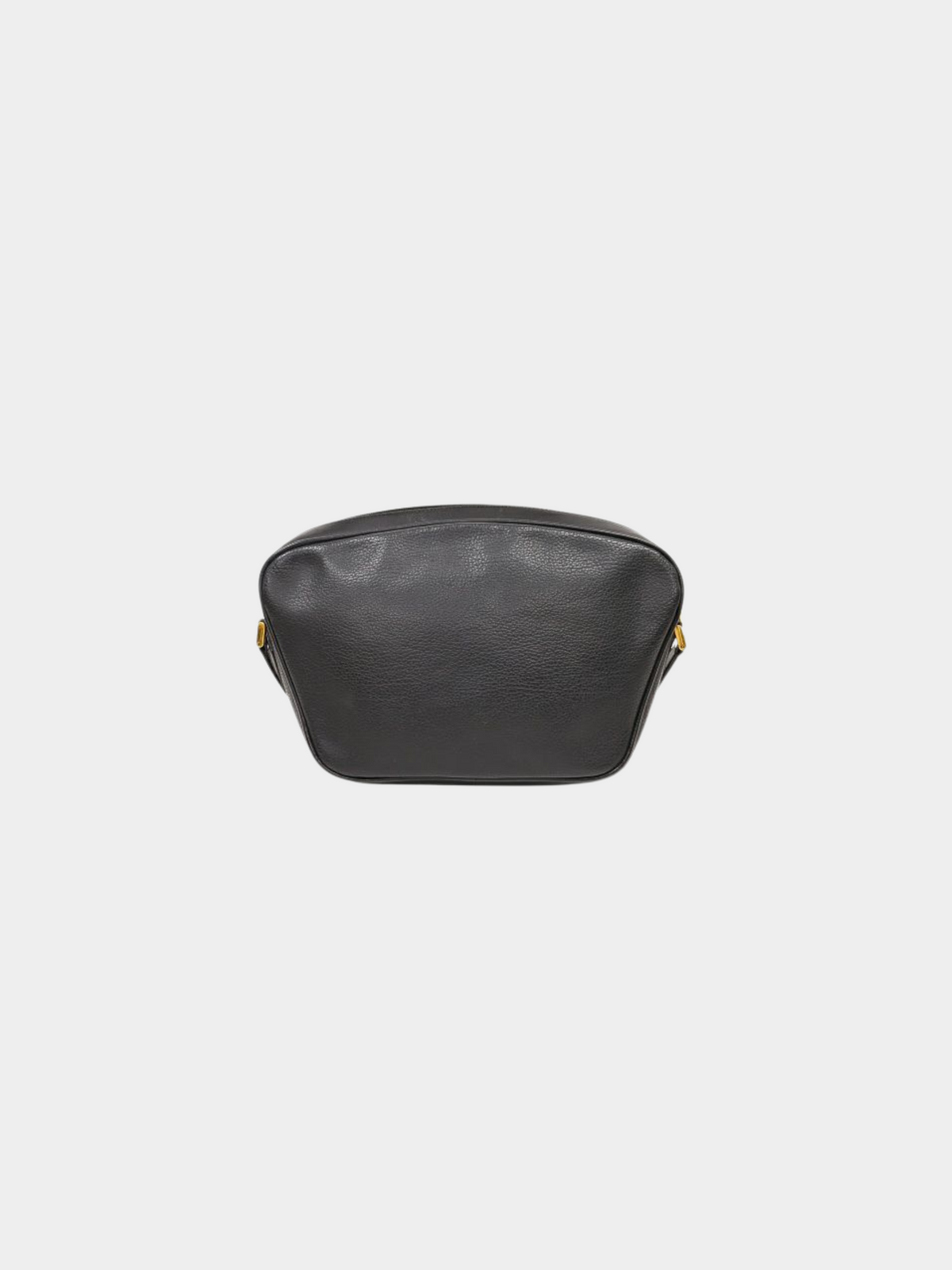 Gucci 1990s Black Interlocking Leather Shoulder Bag