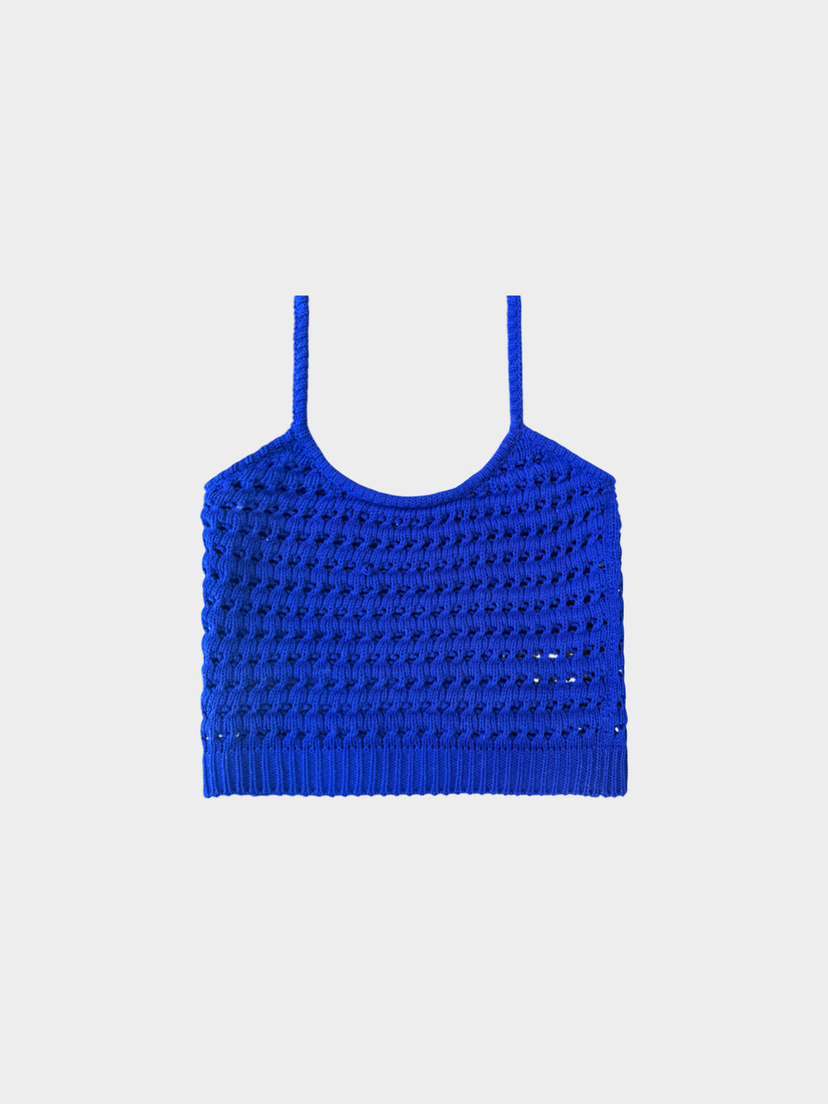 Prada 2018 Blue Knitted Tank Top