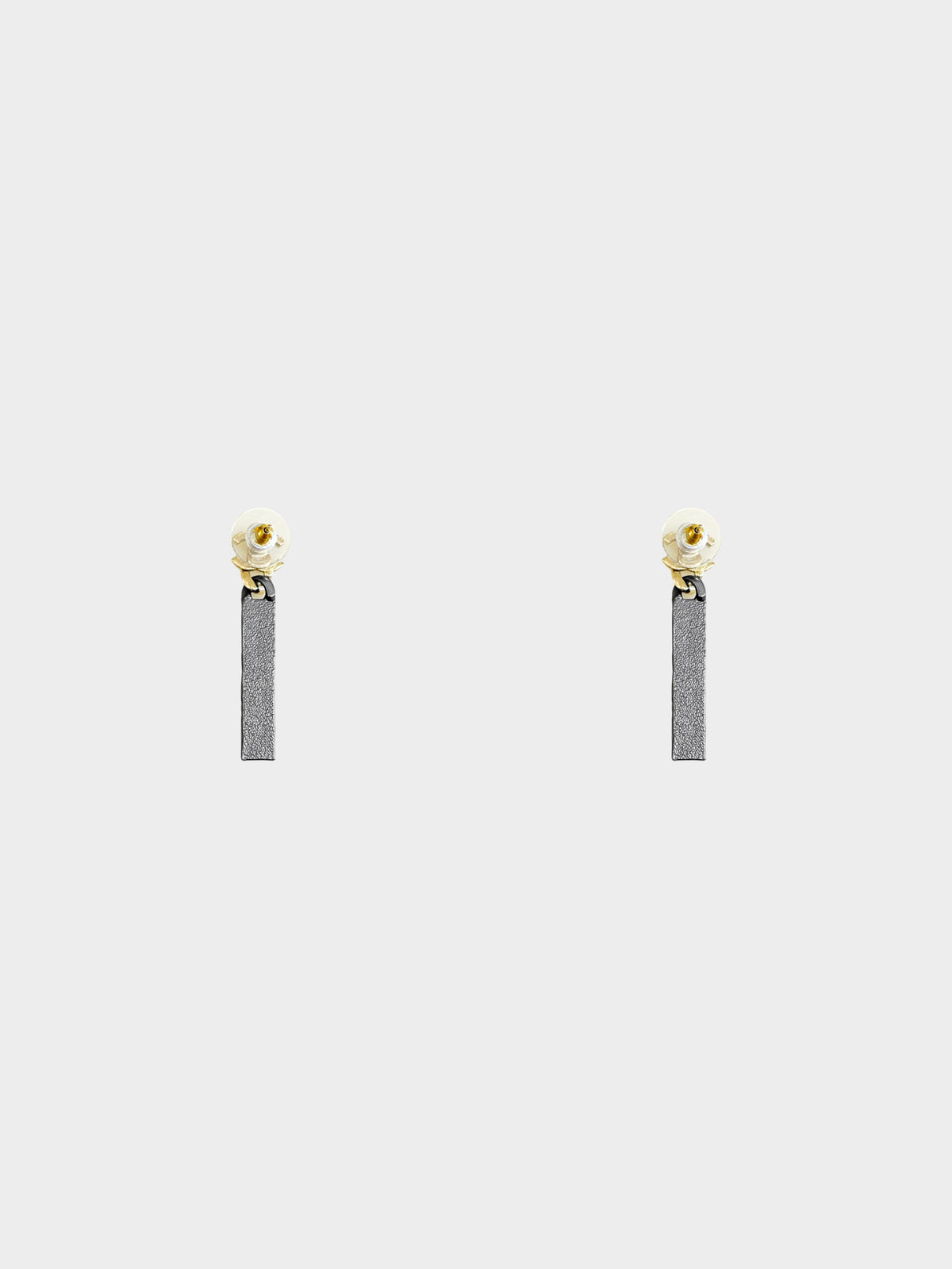 Chanel 2021 Pink Enamel CC Logo Drop Earrings