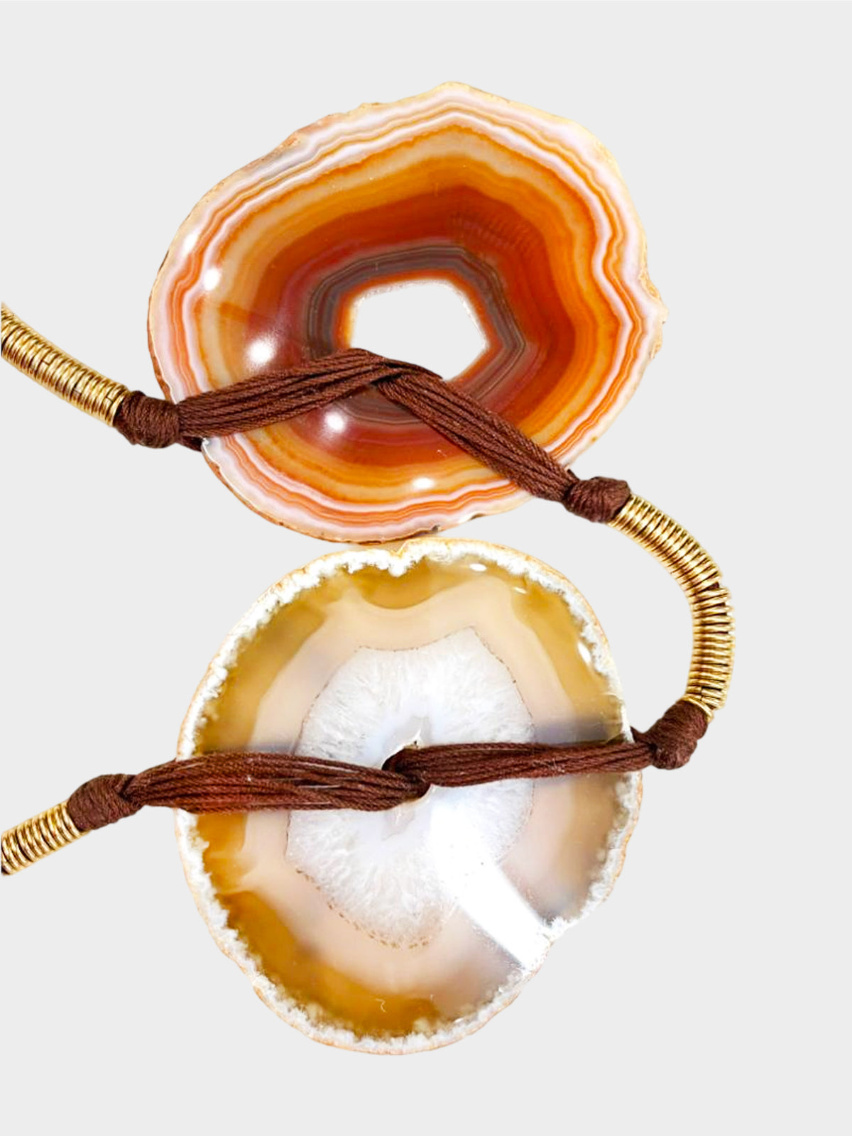 Yves Saint Laurent 2010s Agate Runway Necklace