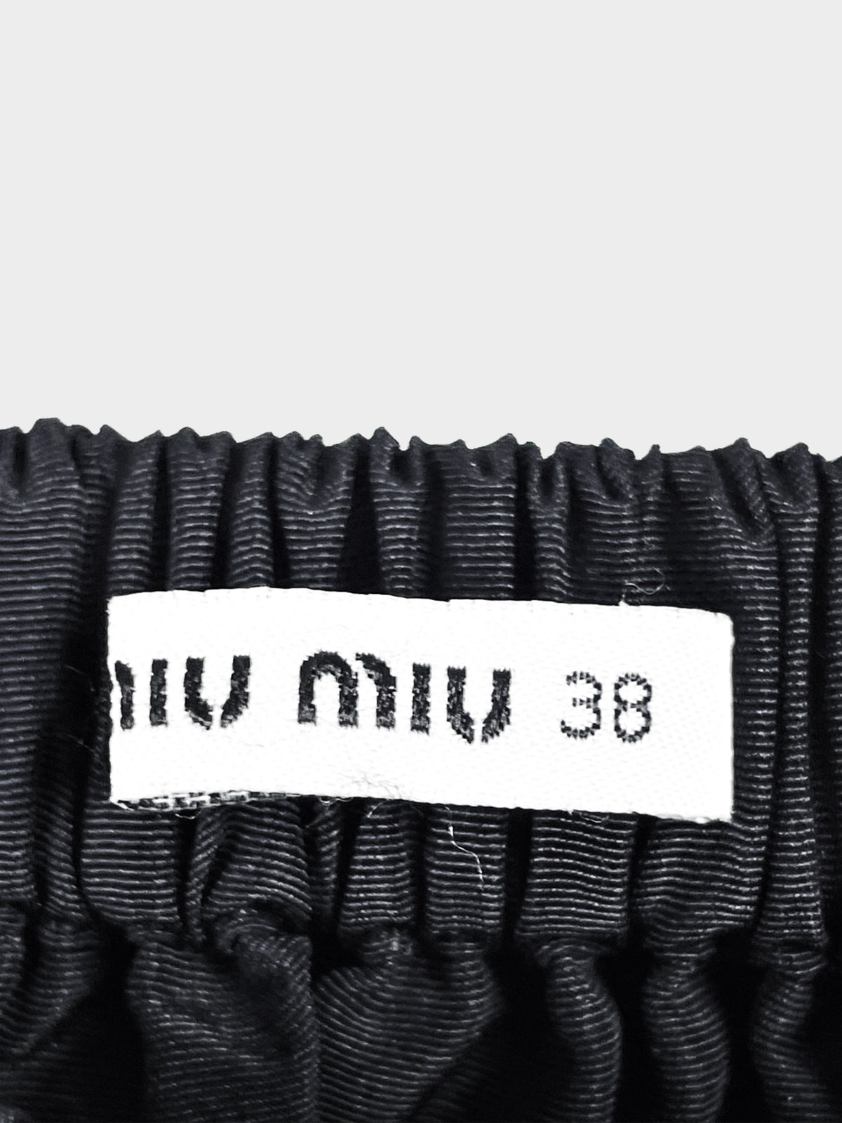 Miu Miu 2010s Flared Faille Mini Skirt