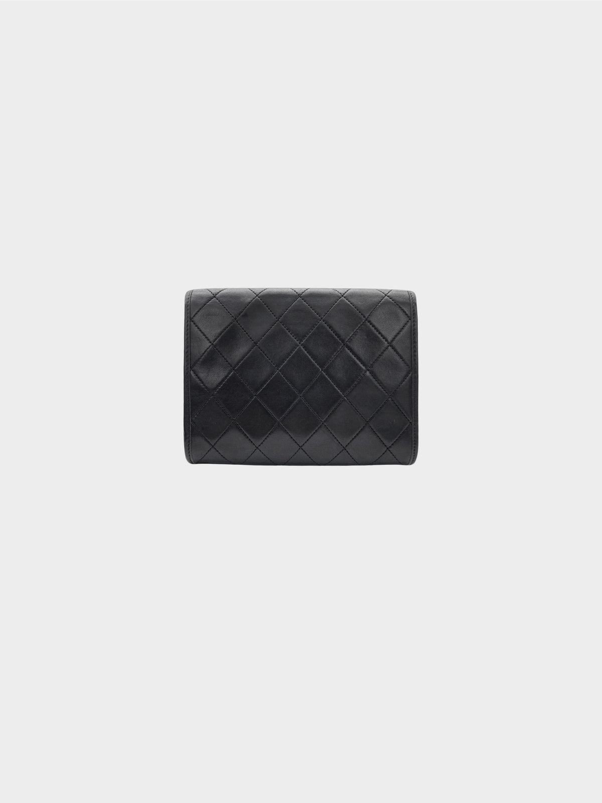 Chanel 1980s Quilted Lambskin Leather Bag