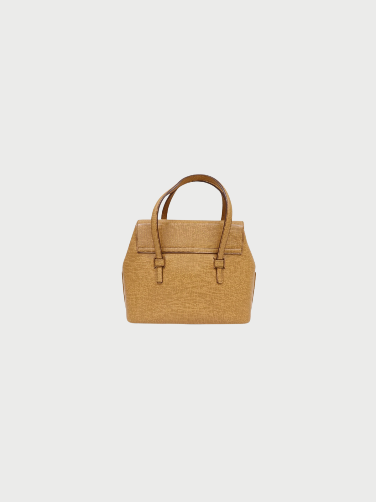 Loewe 1990s Beige Leather Logo 2Way Bag