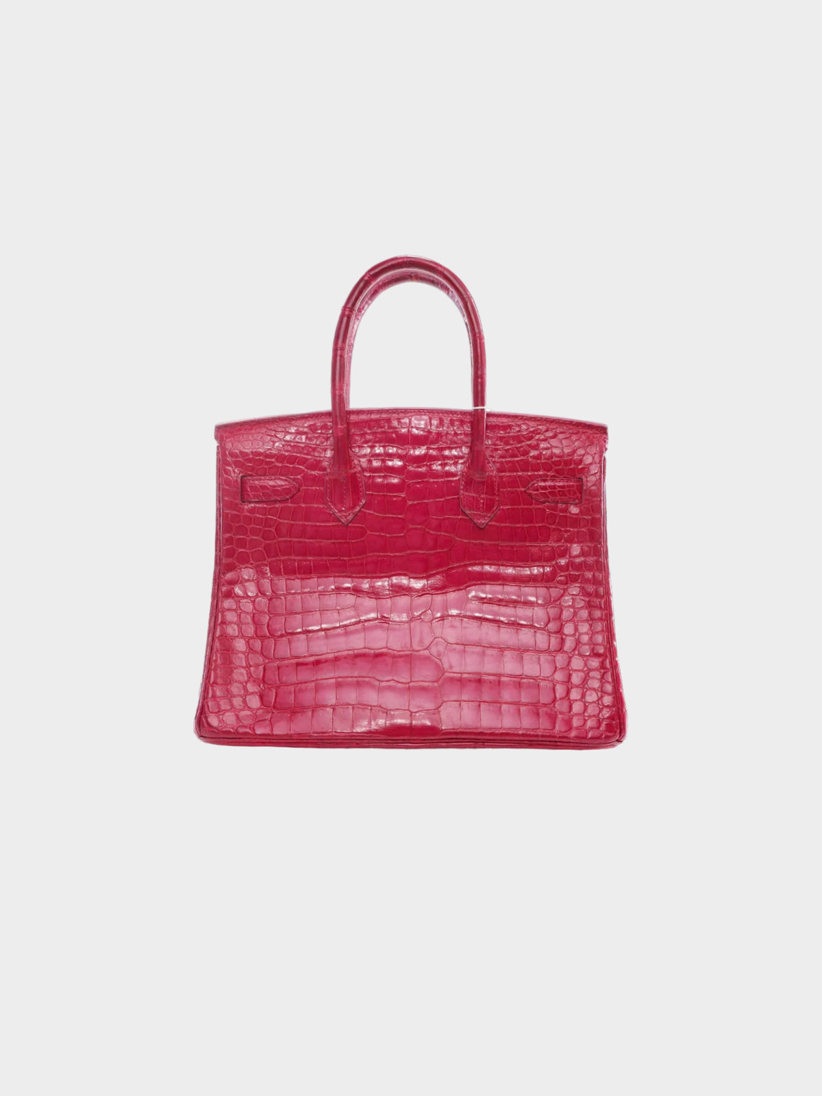 Hermès 2002 Rose Tyrien Crocodile Birkin 30
