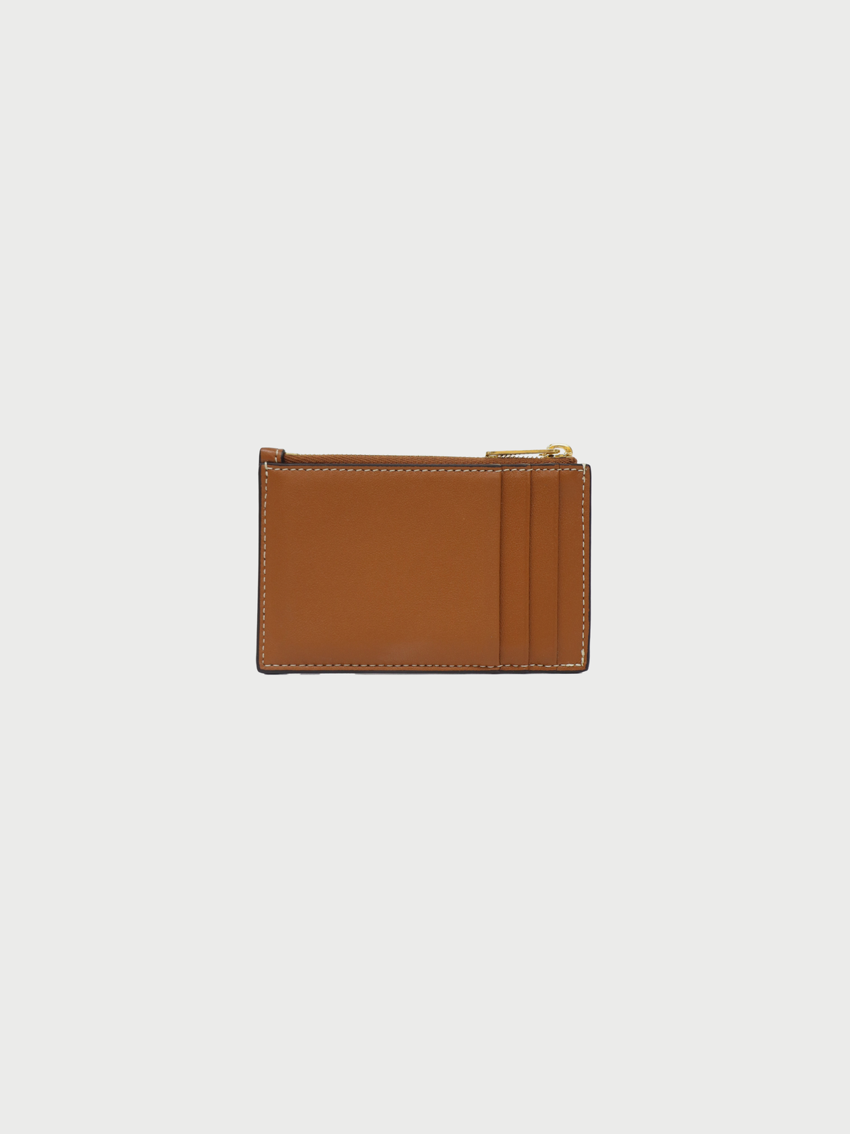 Celine 2020s Brown Leather Triomphe Fragment Case