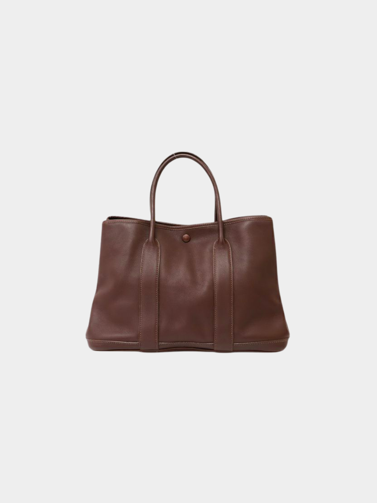 Hermès 2000s Havana Swift Leather Garden Party TPM