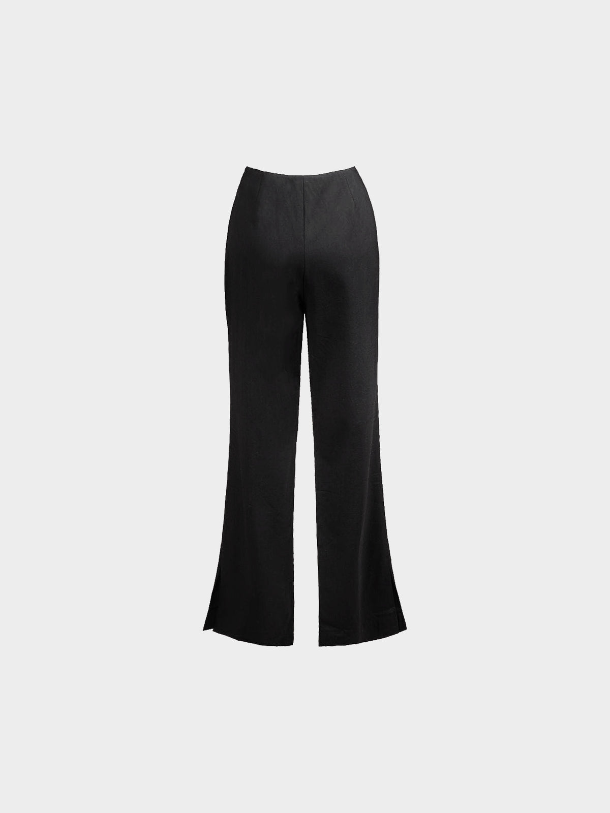 Chanel 2001 Black Escorial Wool Pants