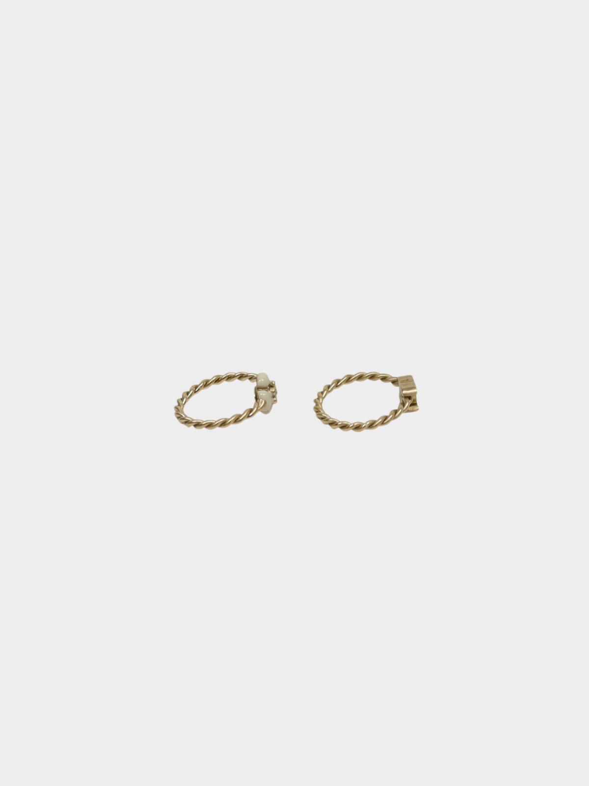 Chanel 2012 Gold Plated Metal COCO Ring