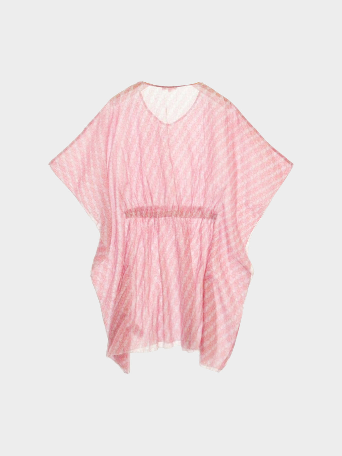 Chloé Kids 2000s Pink and White Heart Logo Pattern Print Top/Dress