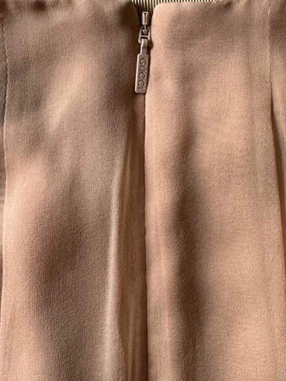 Gucci 2000s Pink Silk Chiffon Skirt