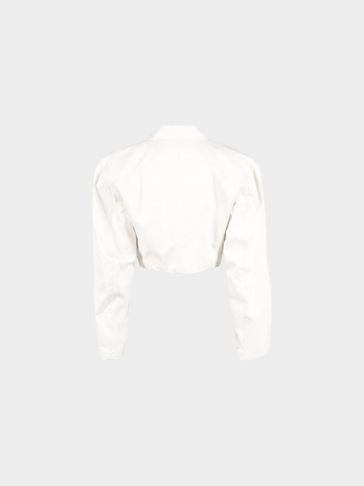 Azzedine Alaïa 1990s White Cotton Short Jacket