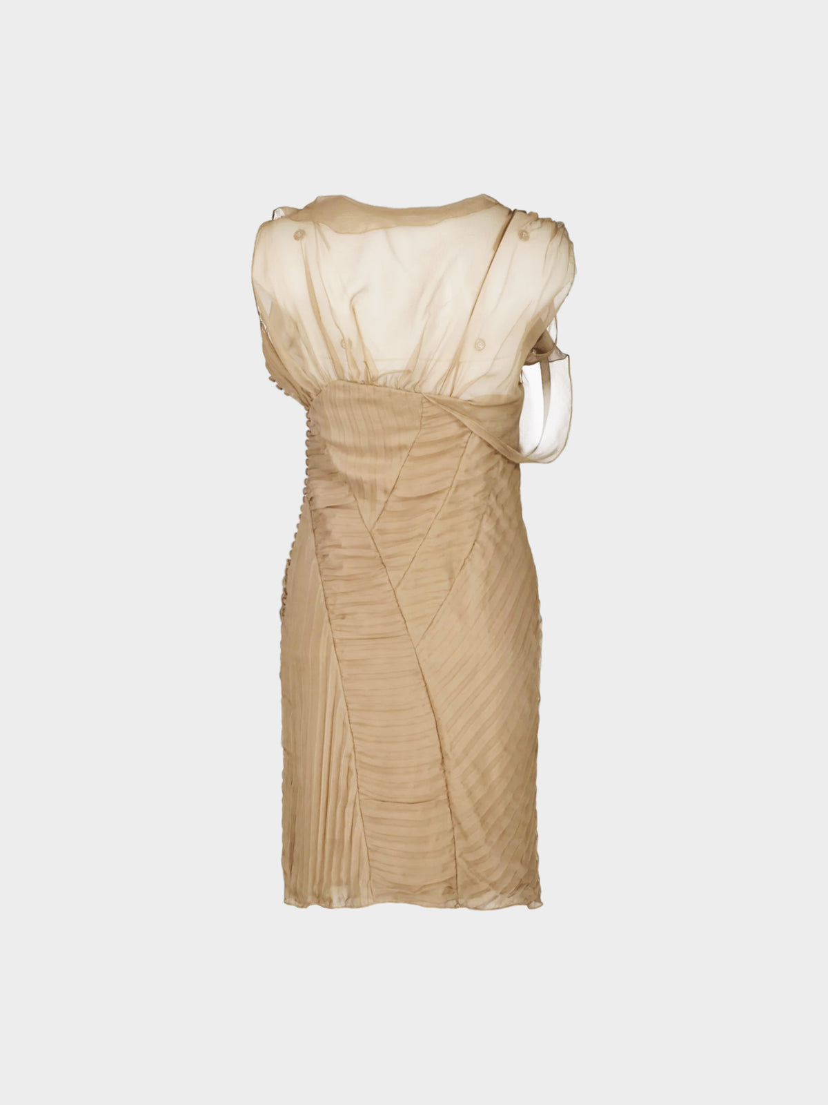 Christian Dior by John Galliano Cruise 2007 Deconstructed Silk Dress
