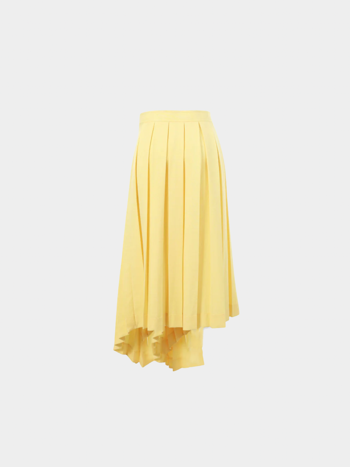 Celine by Phoebe Philo SS 2018 Yellow Pleated Skirt