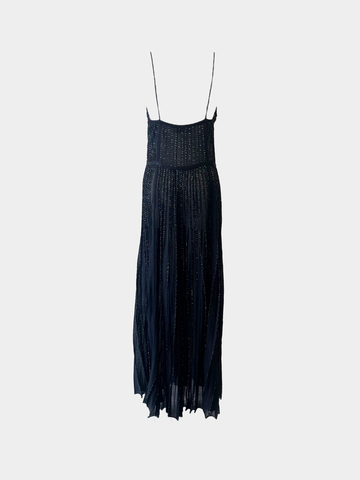 Missoni 2022 Black Knit Sequin Gown