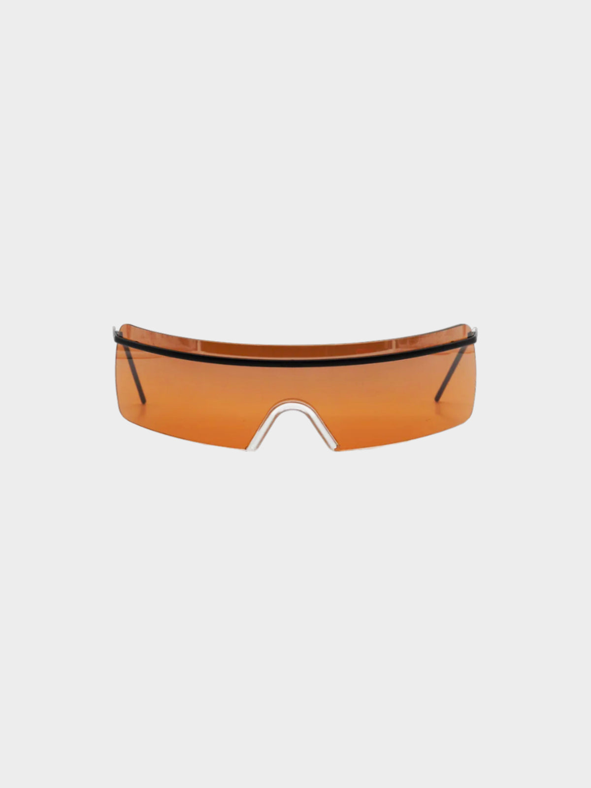 Chanel by Karl Lagerfeld 2000 Copper Futuristic Sunglasses