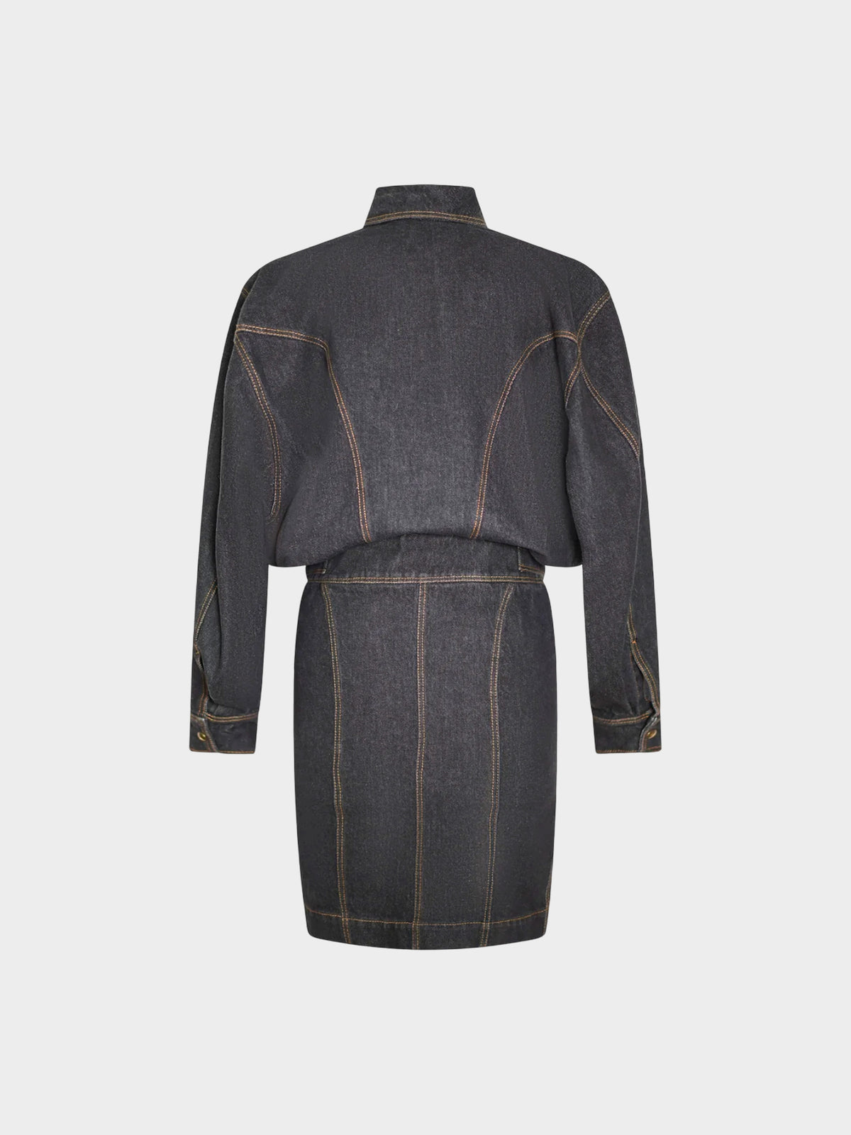Azzedine Alaïa SS 1986 Dark Denim Zip Dress