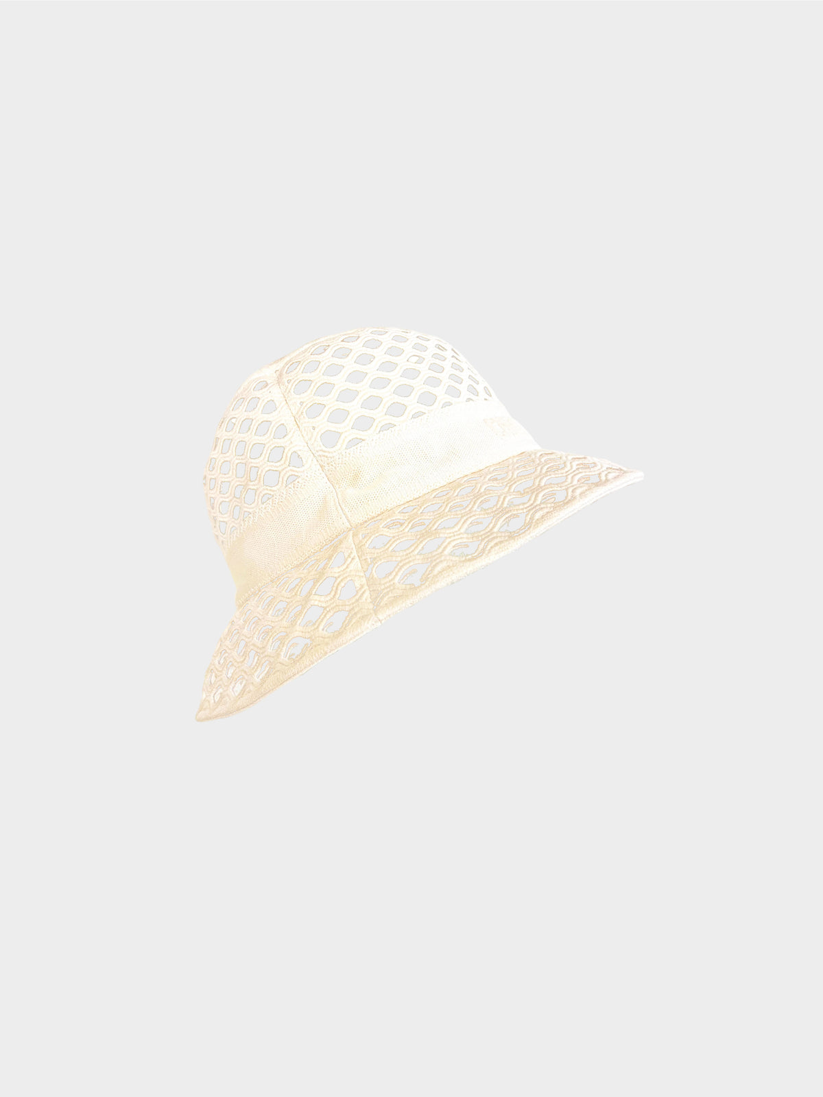 Christian Dior 2010s Embroidered Mesh Hat