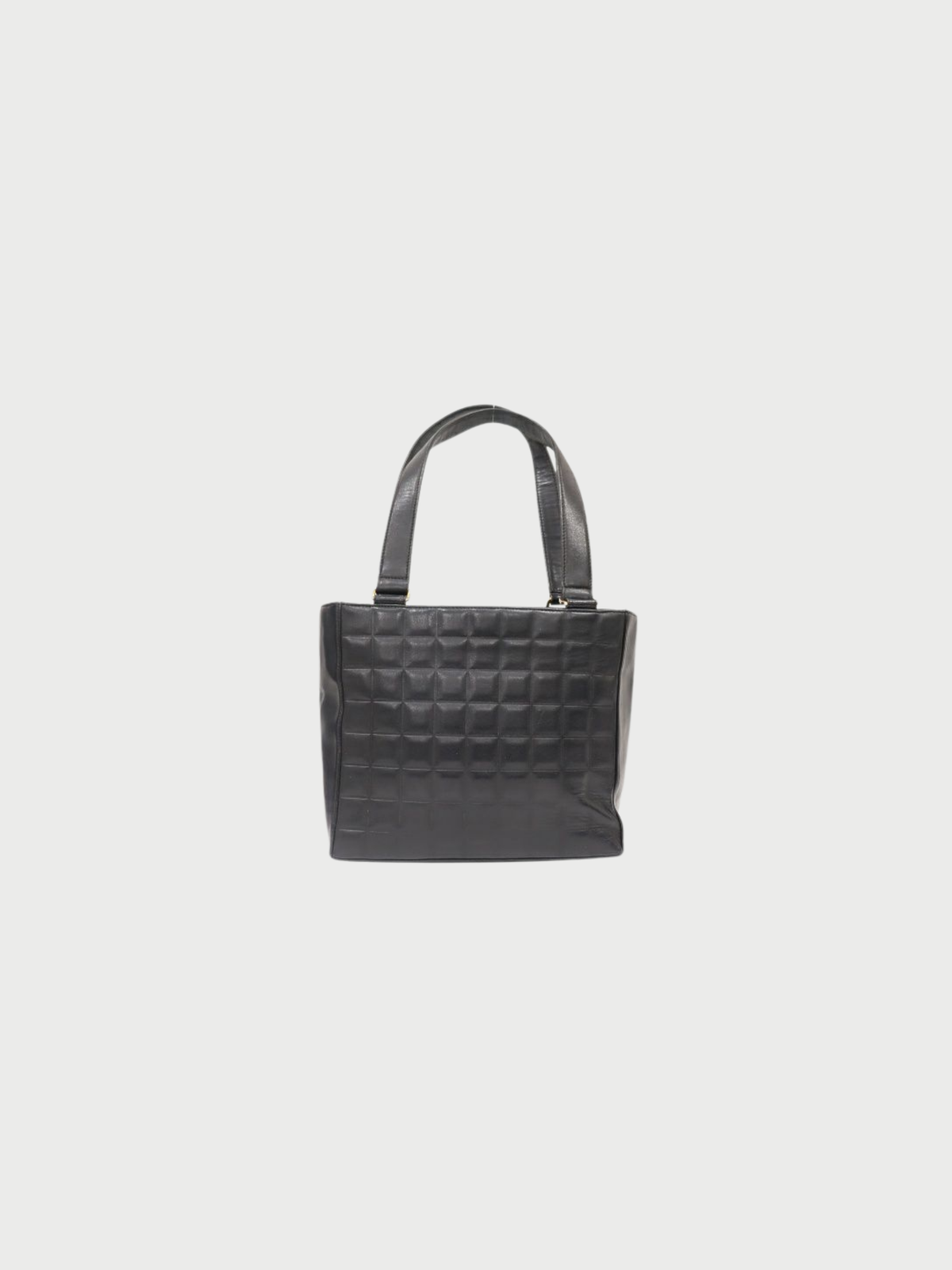 Chanel 2001–2002 Black Leather Chocolate Bar Handbag