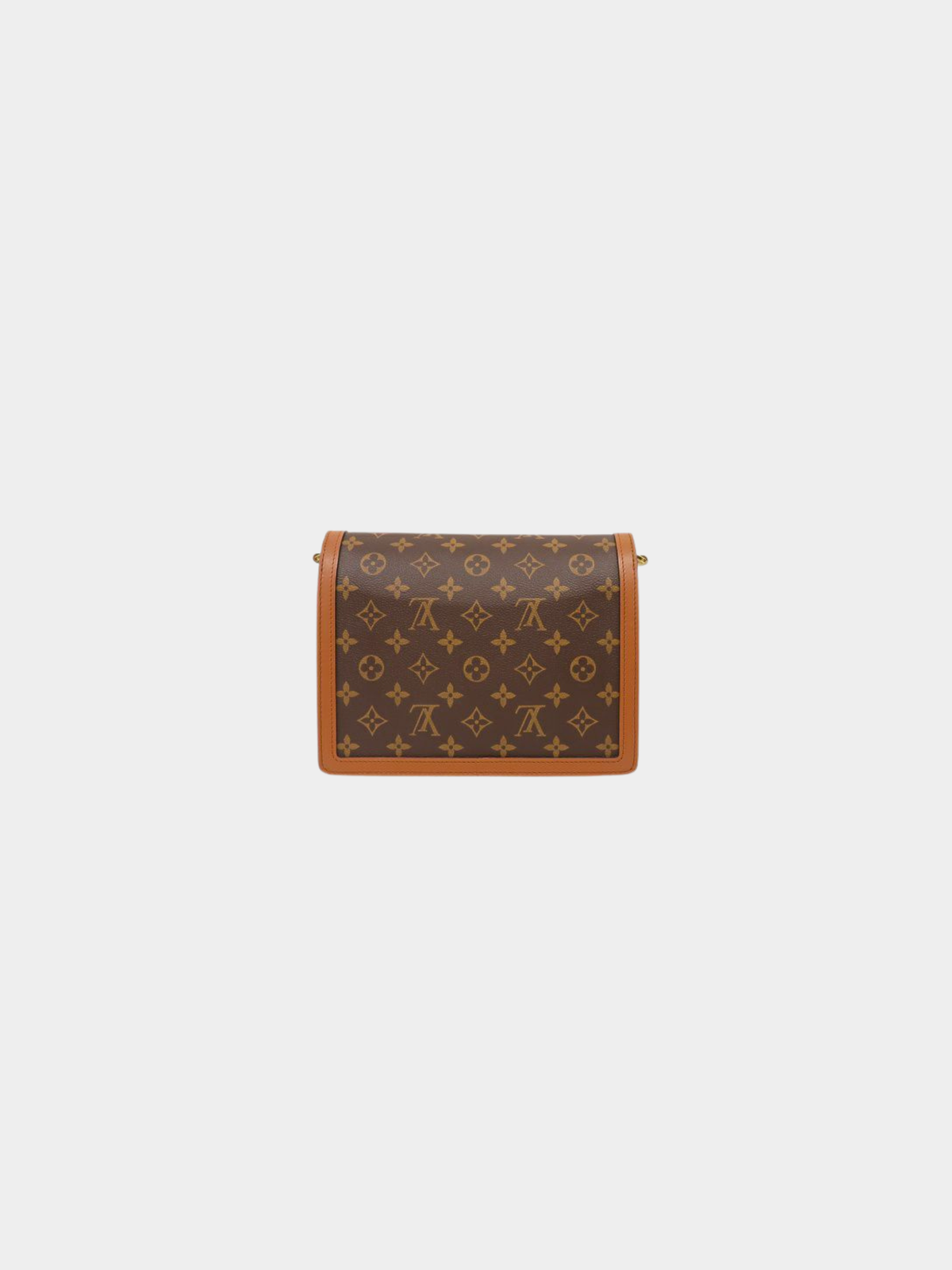 Louis Vuitton 2020s Brown Monogram Reverse Dauphine MM Shoulder Bag