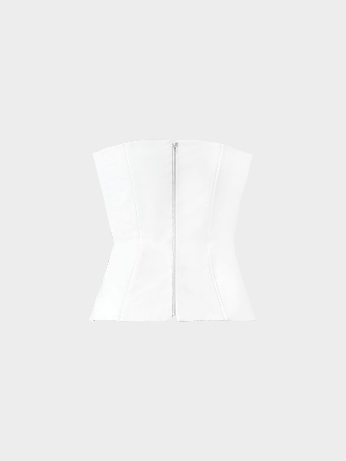 Gucci 2000s White Cotton Cutout Corset Top