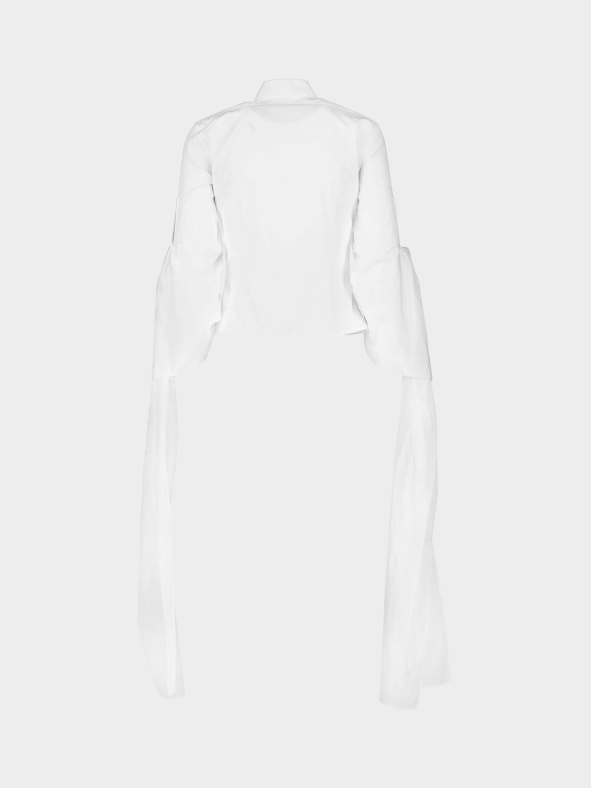 Jean Paul Gaultier 2000s White Long Sleeved Cotton Shirt