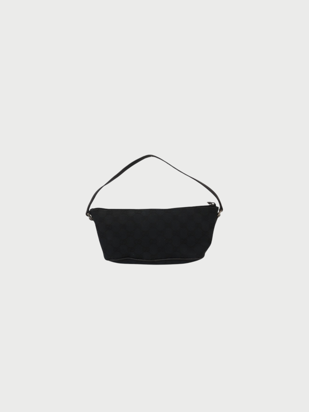 Gucci 2000s Black GG Canvas Mini Handbag