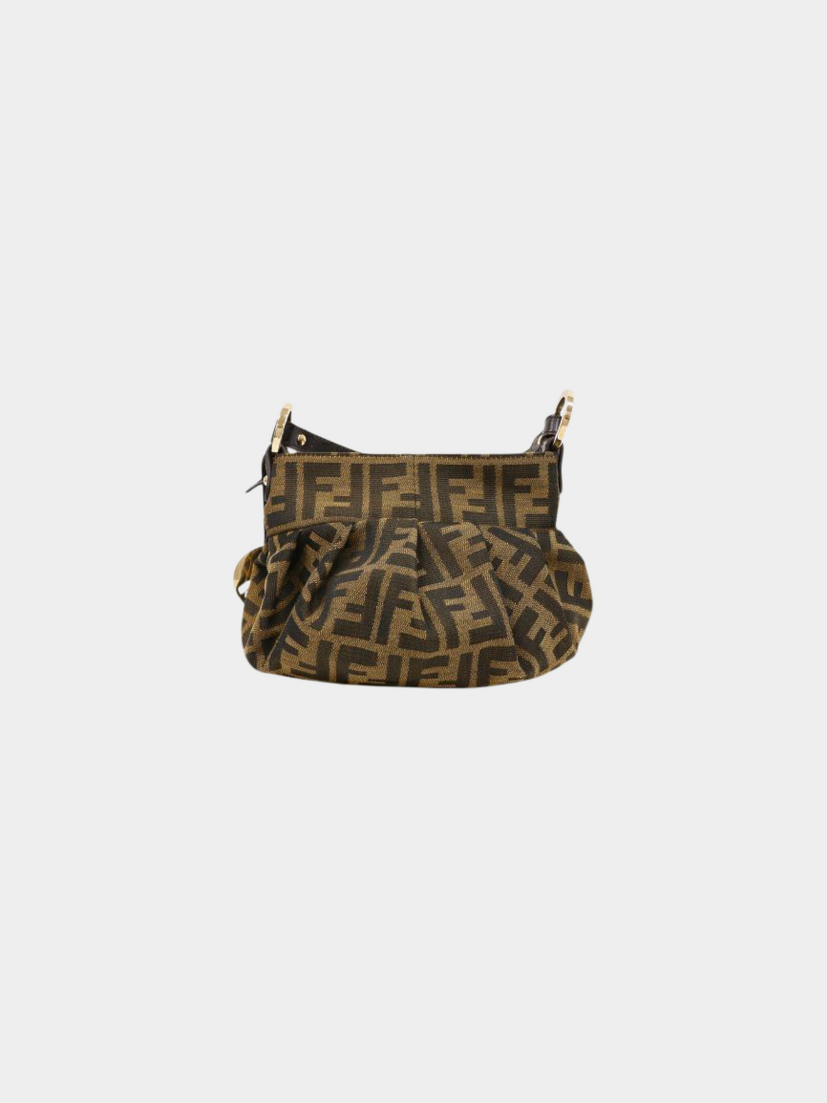 Fendi 2000s Brown Zucca Mini Handbag