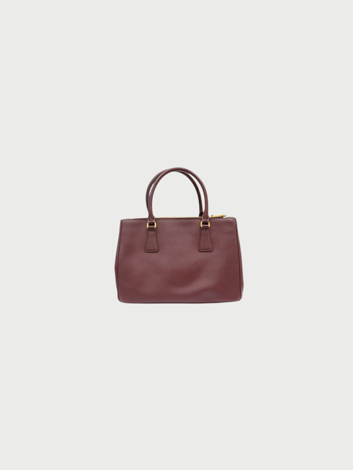 Prada 2000s Bordeaux Galleria Saffiano 2Way Bag