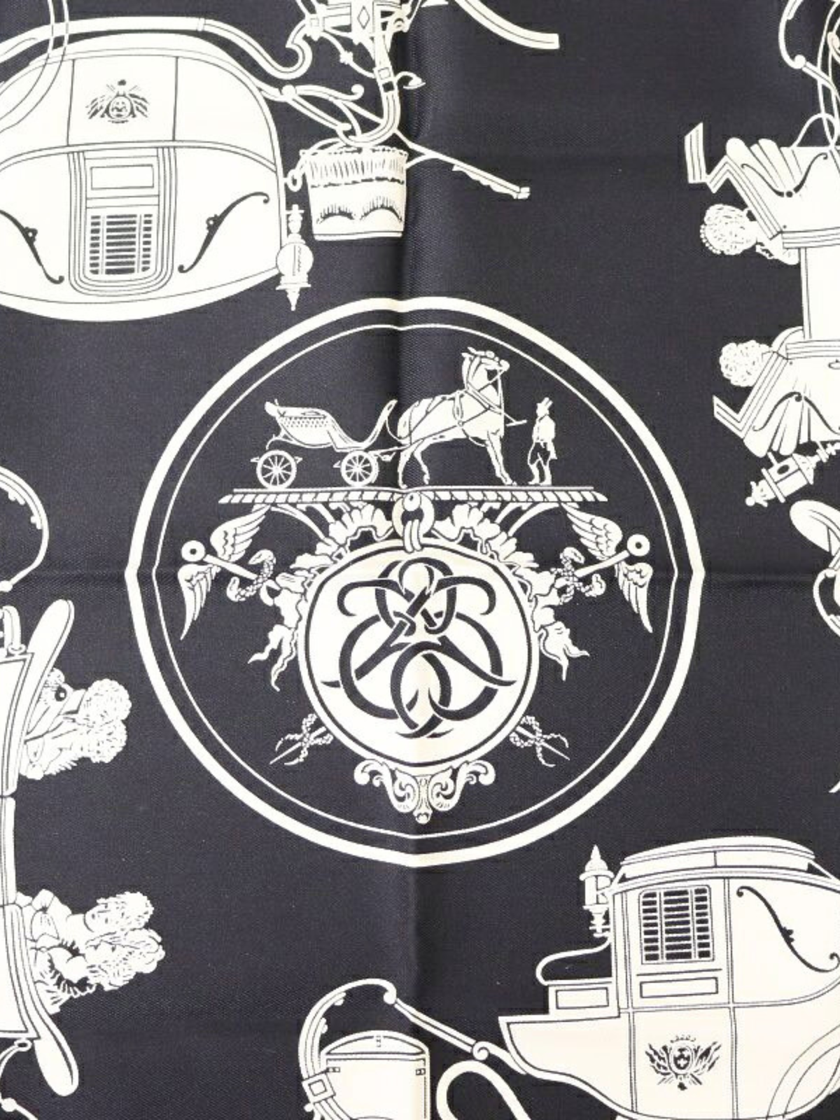 Hermès 2000s Multicolor Silk Carré 45 Scarf