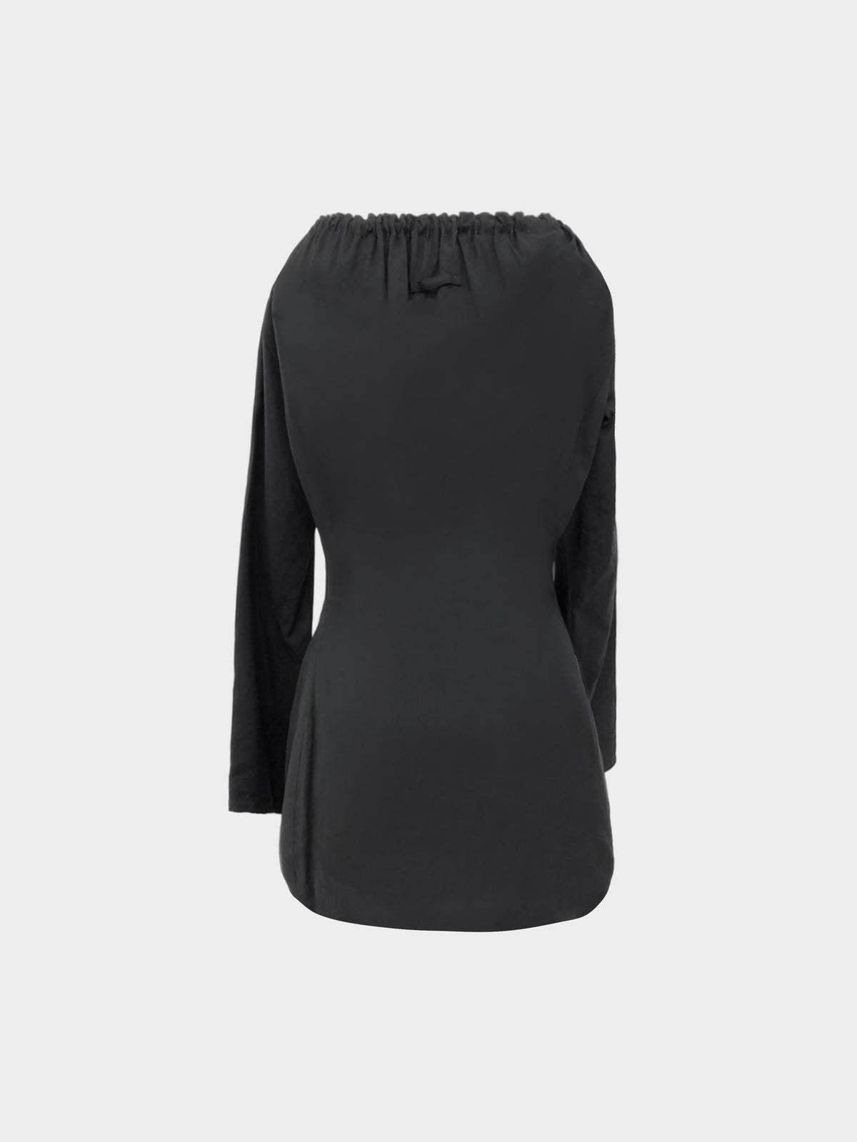 Jean Paul Gaultier 2000s Black Collarless Jacket