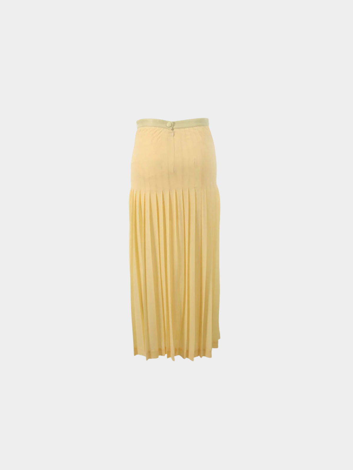 Celine By Phoebe Philo  2017 Yellow Red White Polyester Silk Leather Skirt