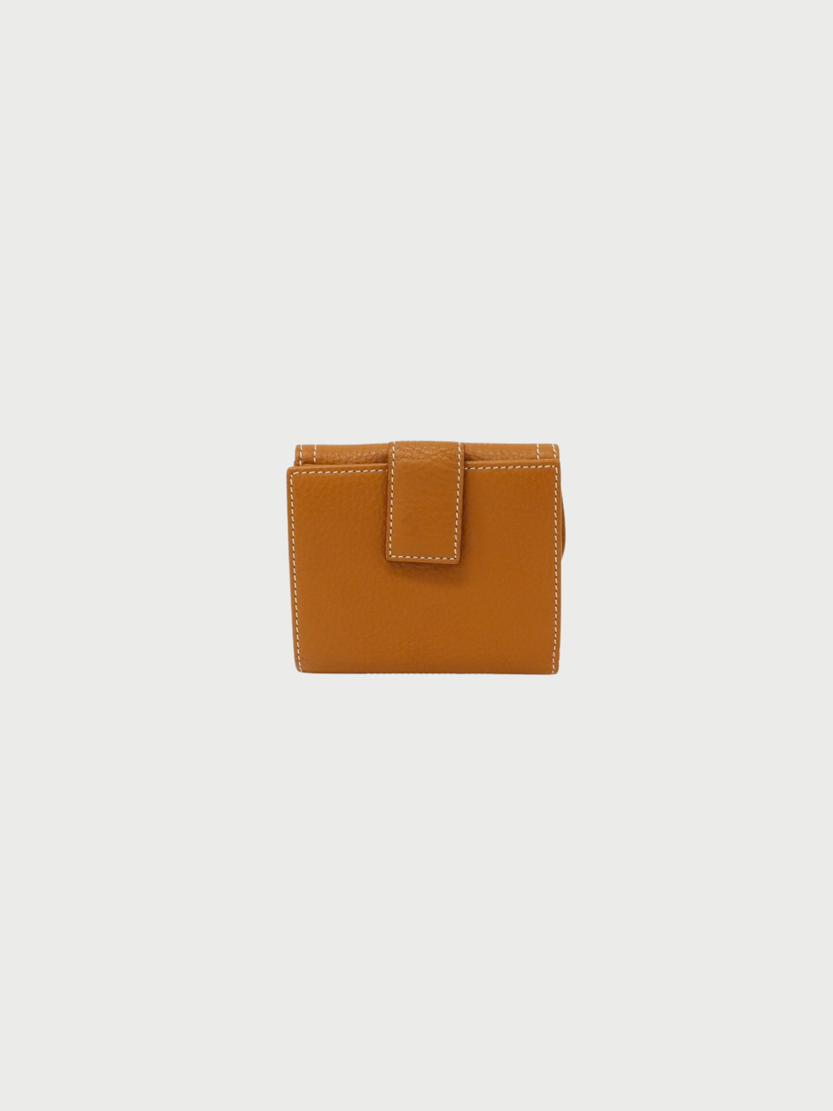 Christian Dior 2023 Brown Leather Saddle Lotus Wallet