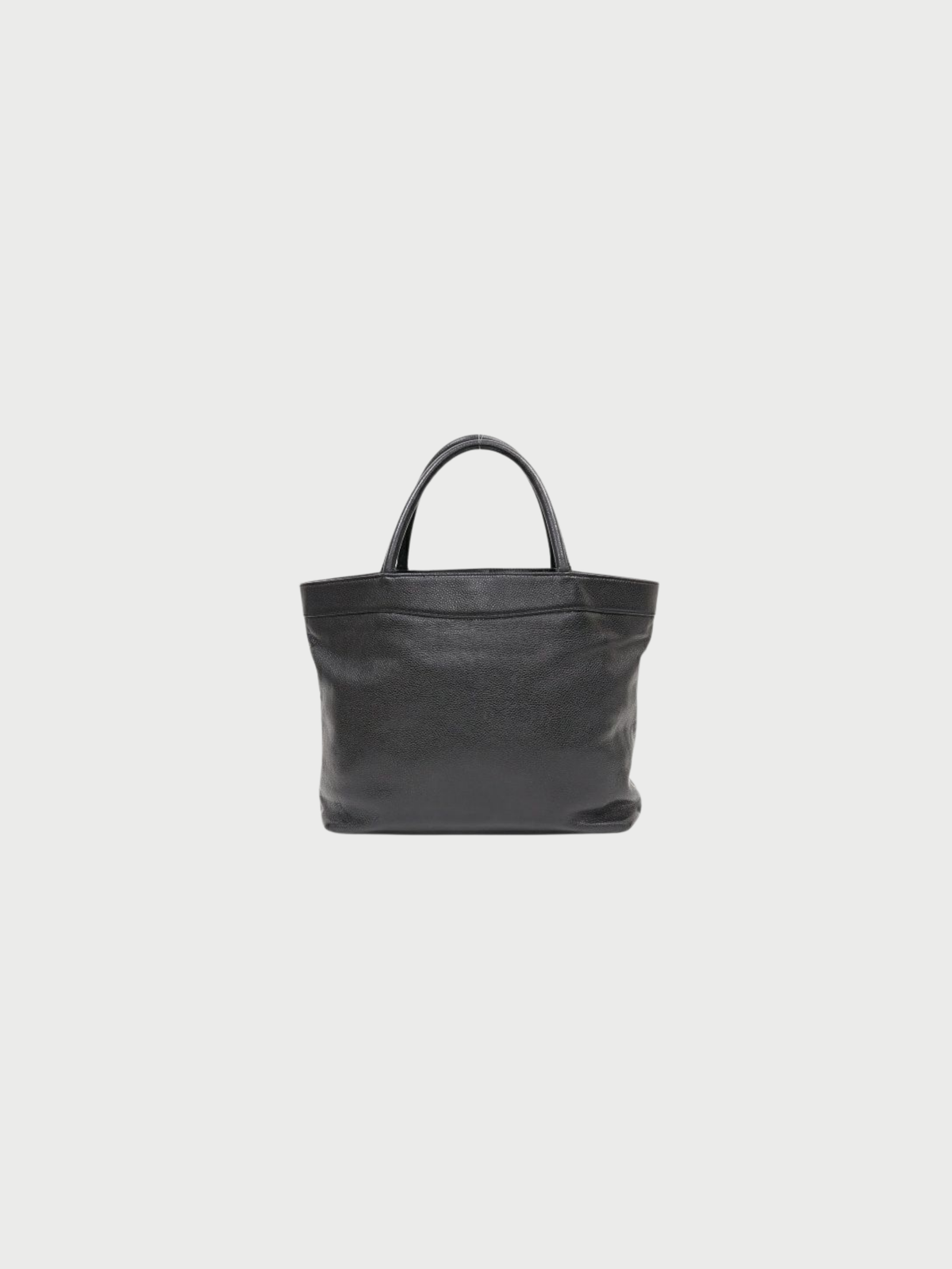 Chanel 2000 Black Caviar Leather Tote Bag