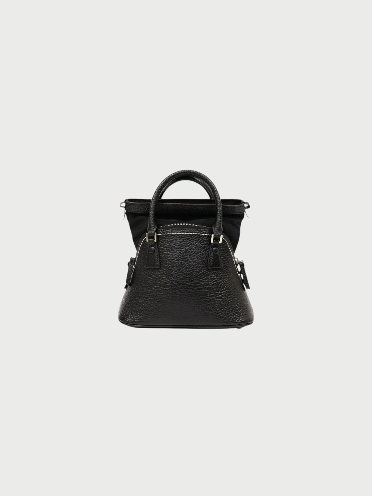 Maison Margiela 2010s Black Leather 5AC Micro Bag