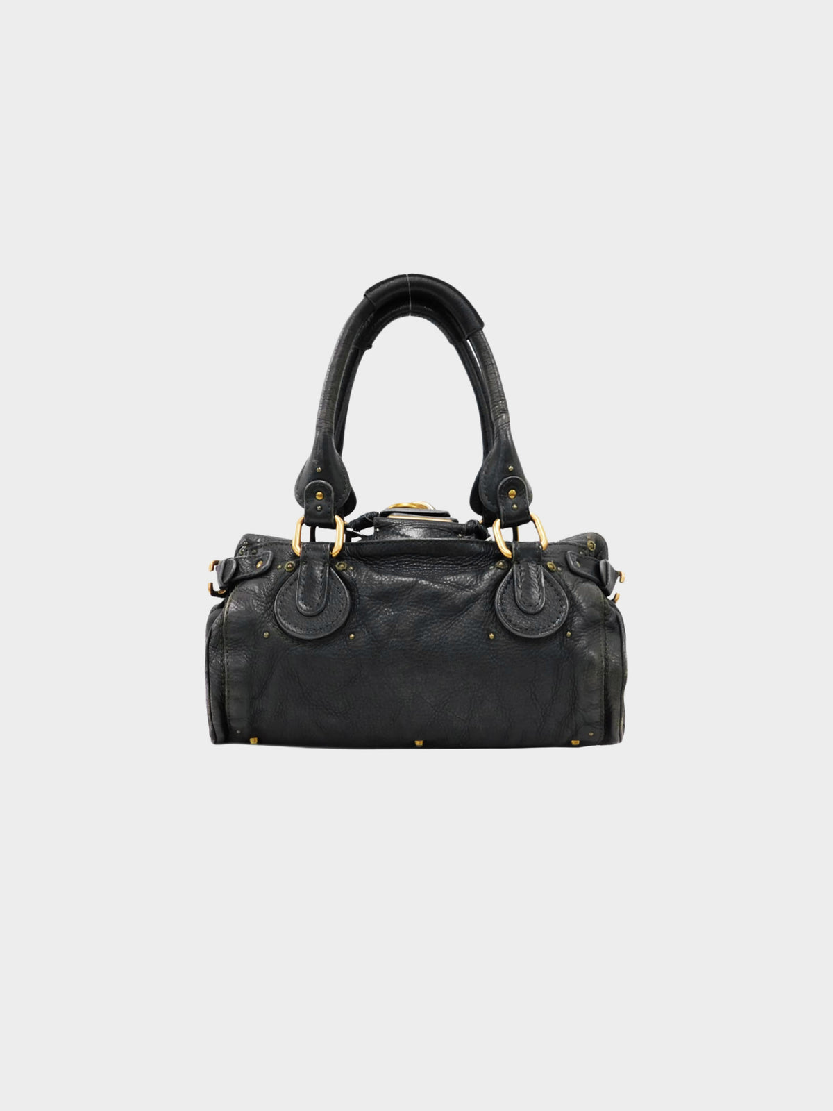 Chloe 2005 Black Leather Paddington Bag