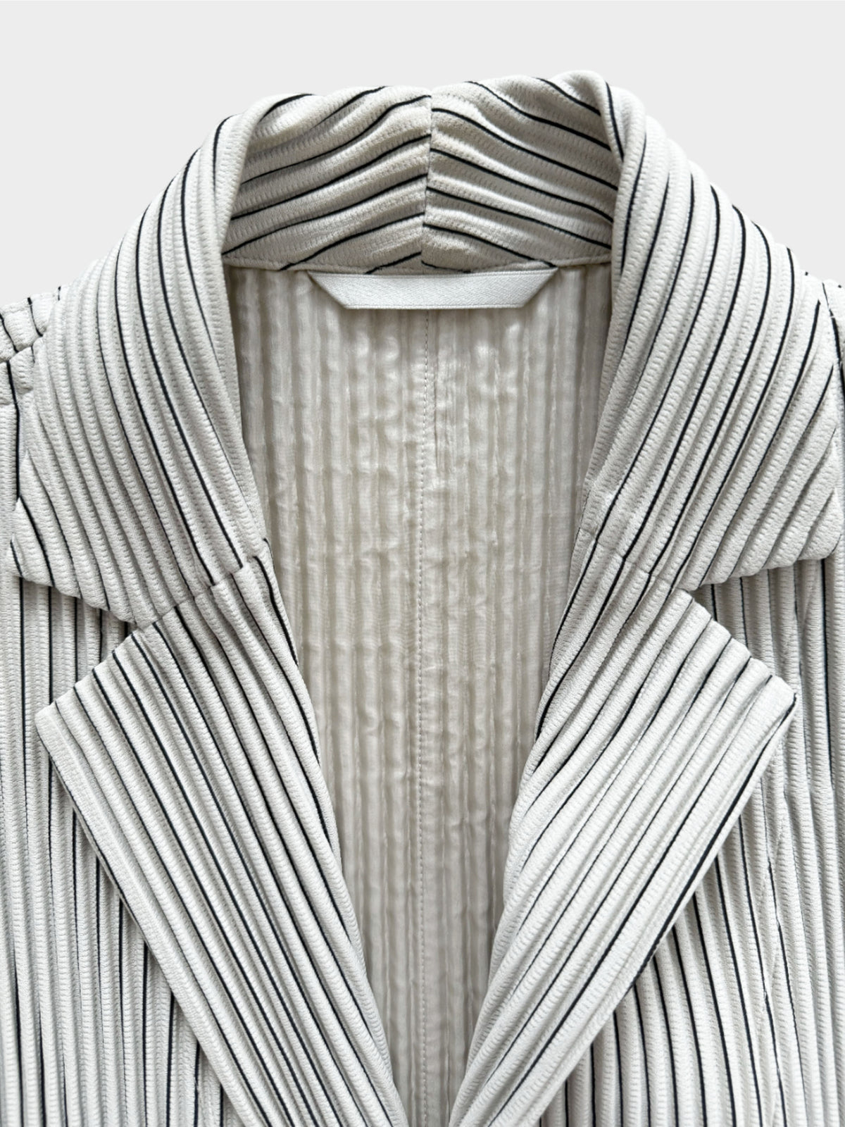 Issey Miyake 2023 Homme Plissé Light Grey Blazer