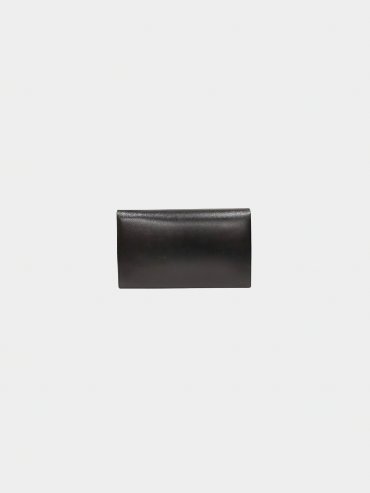 Christian Dior 2000s Black Leather Logo Hardware Chain Shoulder Bag