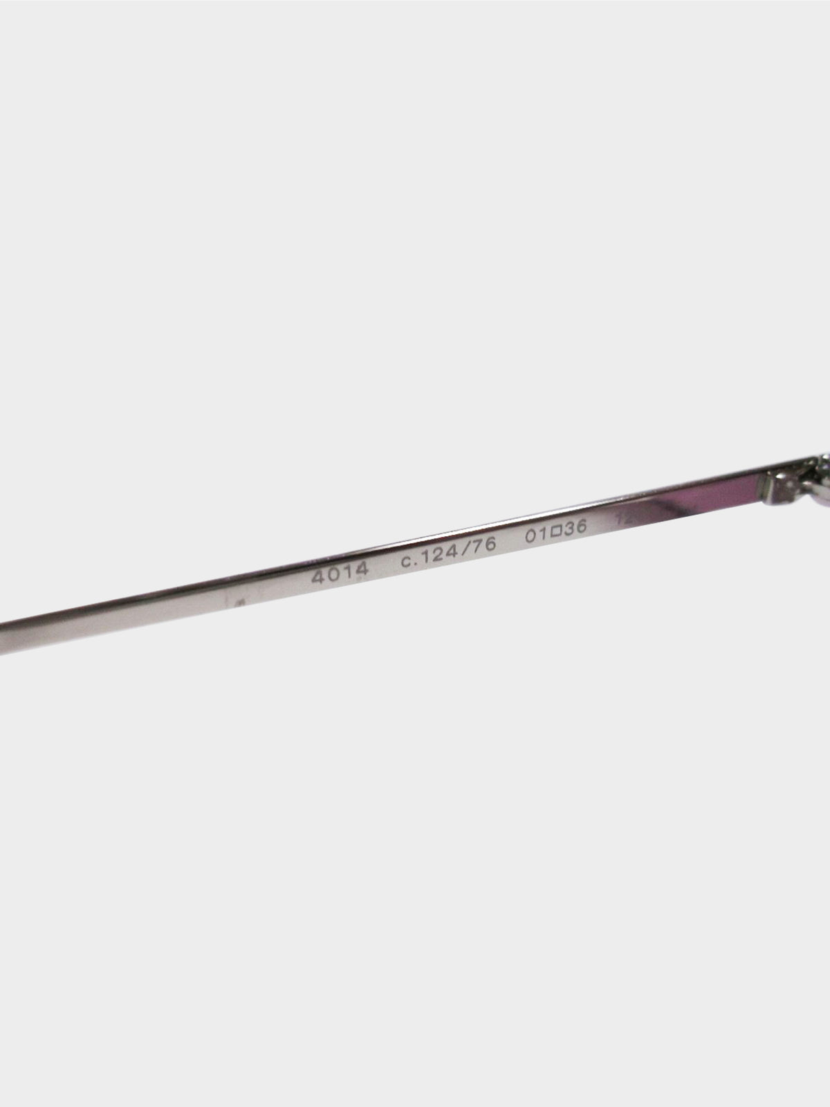Chanel 2000s Pink Monolens Rimless Sunglasses