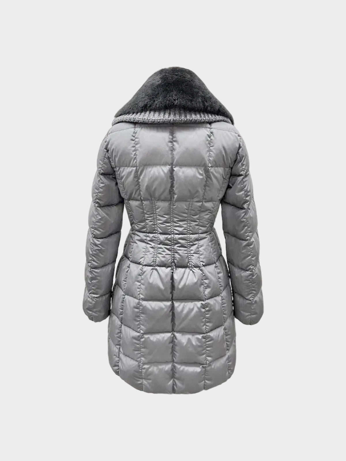 Moncler 2017 Grey Davidia Giubbotto Down Filled Coat