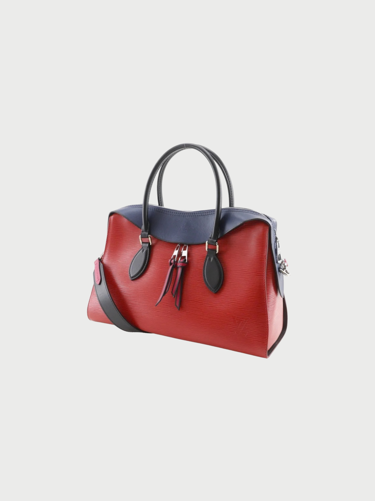 Louis Vuitton 2018 Red Navy Epi Leather Tuileries Tote Bag