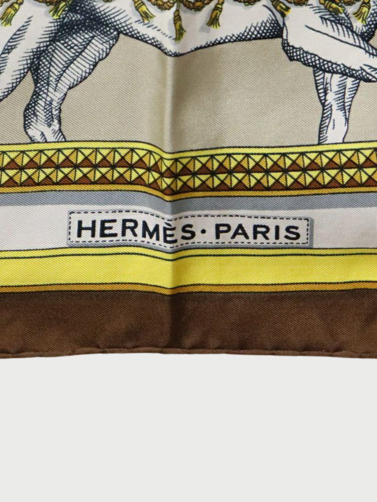 Hermès 2000s Multicolor Silk Carré 90 Scarf
