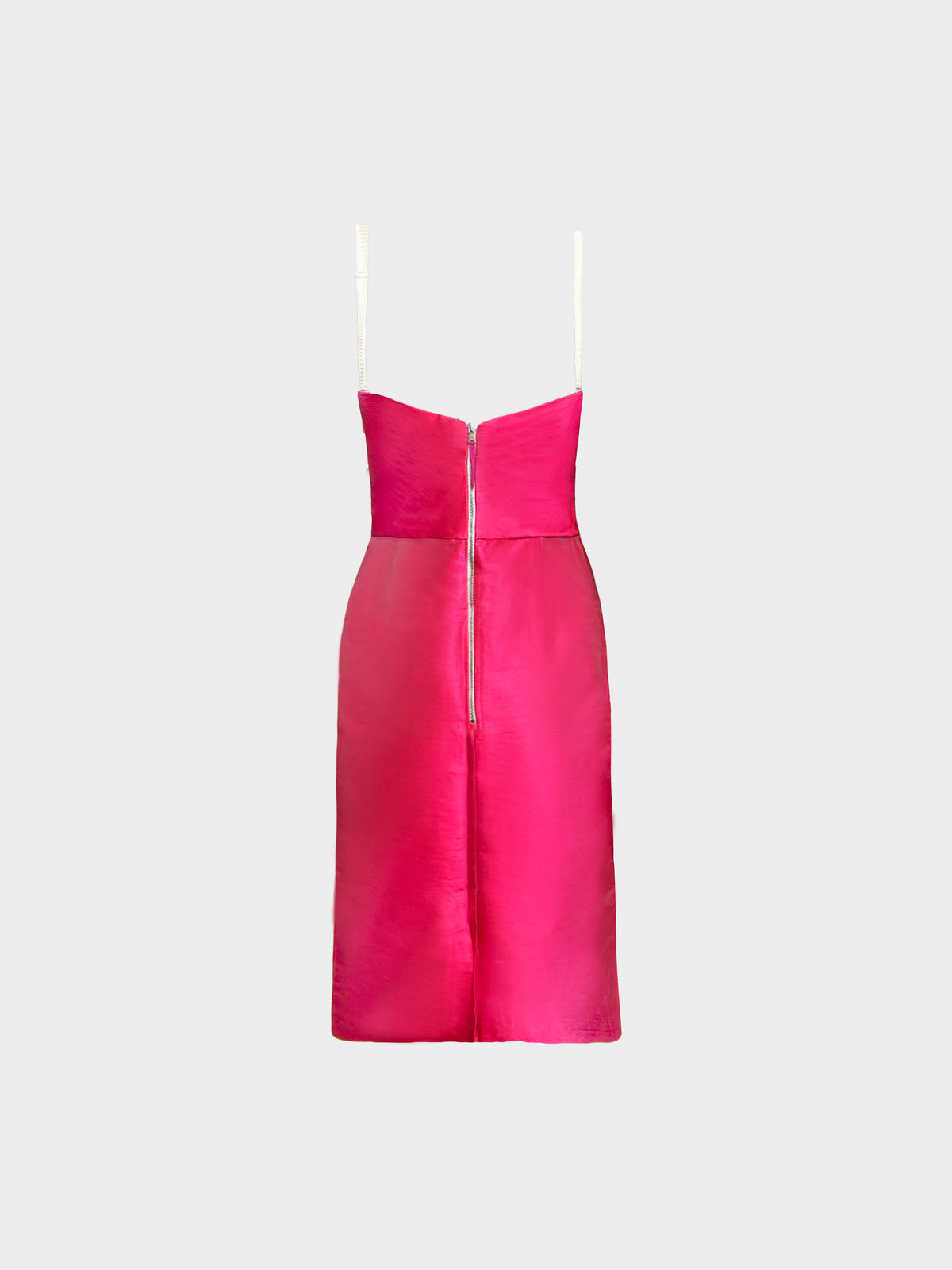 Dolce and Gabbana 2000s Pink Satin Bustier Corset Dress