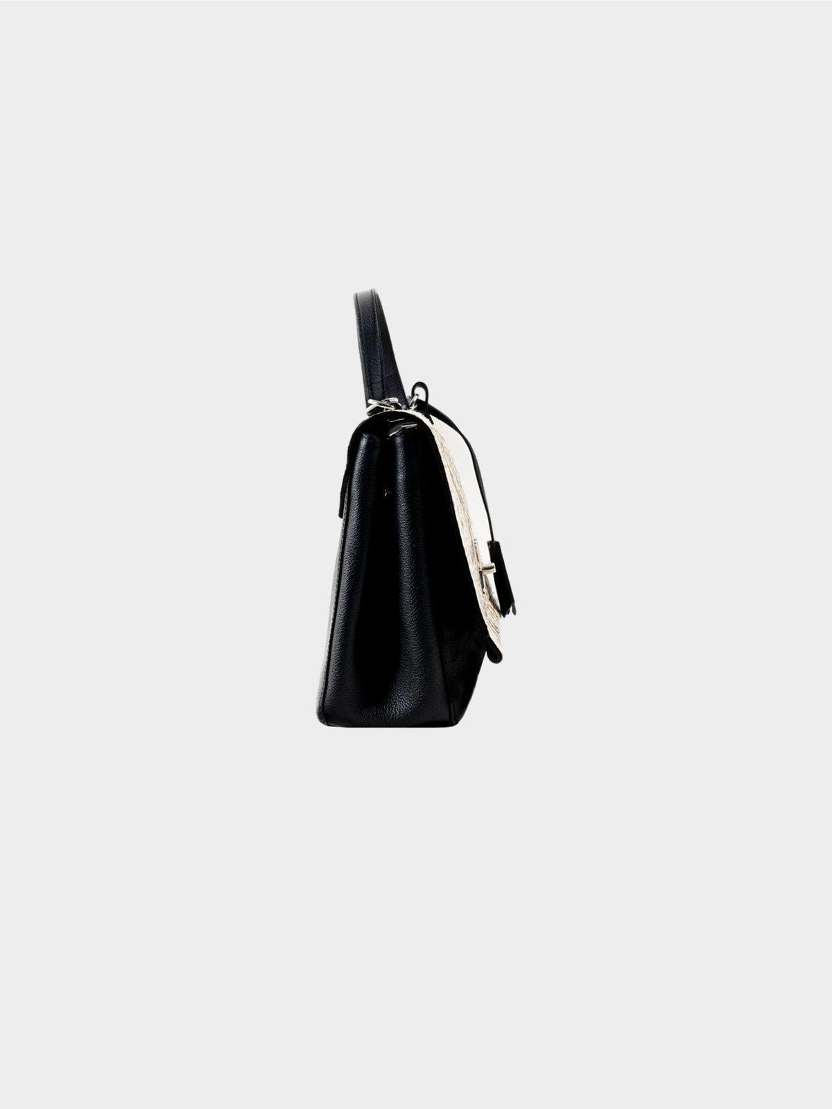 Louis Vuitton 2016 Black Python and Calfskin Lockme II Bag