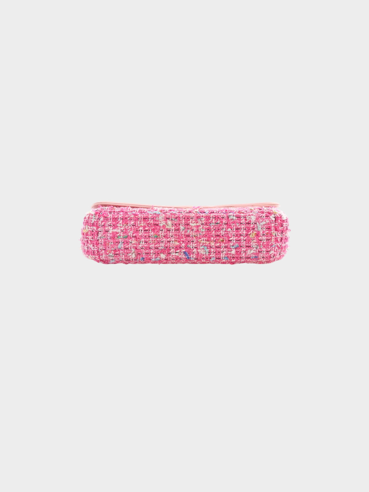 Chanel Mid 2019 Pink Tweed CC Filigree Medium Flap Bag