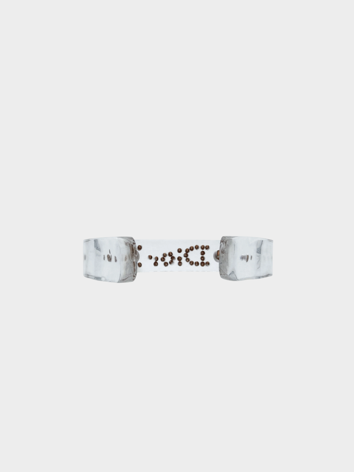 Christian Dior SS 2004 Plexiglass Strass Bangle